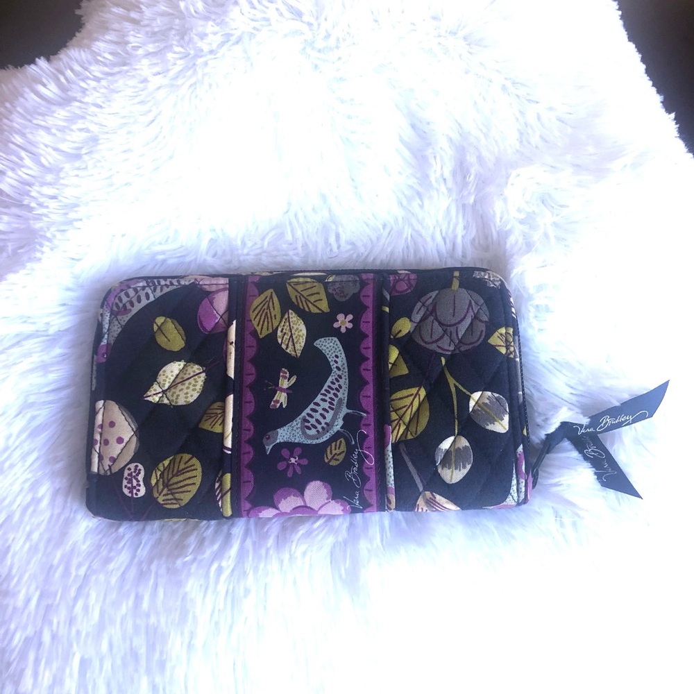 Vera Bradley Floral Nightingale Wallet